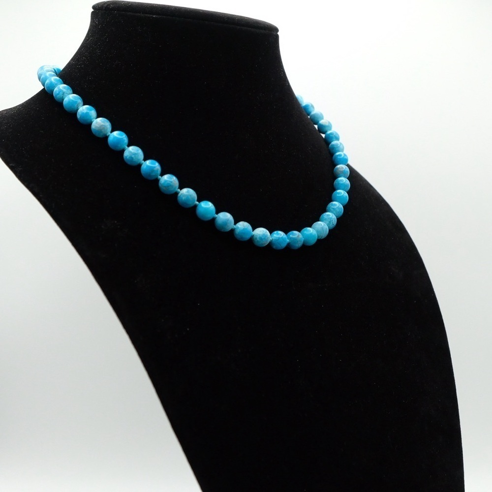Cinderella inspired Vintage Howlite statement necklace Super Delicate - Picture 15 of 16